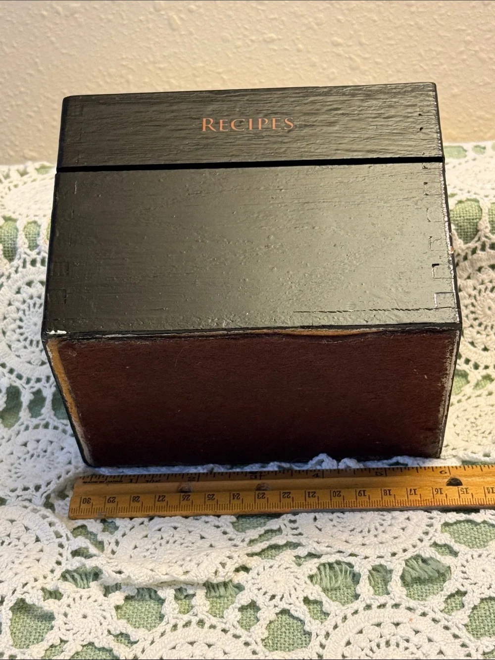 Painted Owl Brand Recipe Box